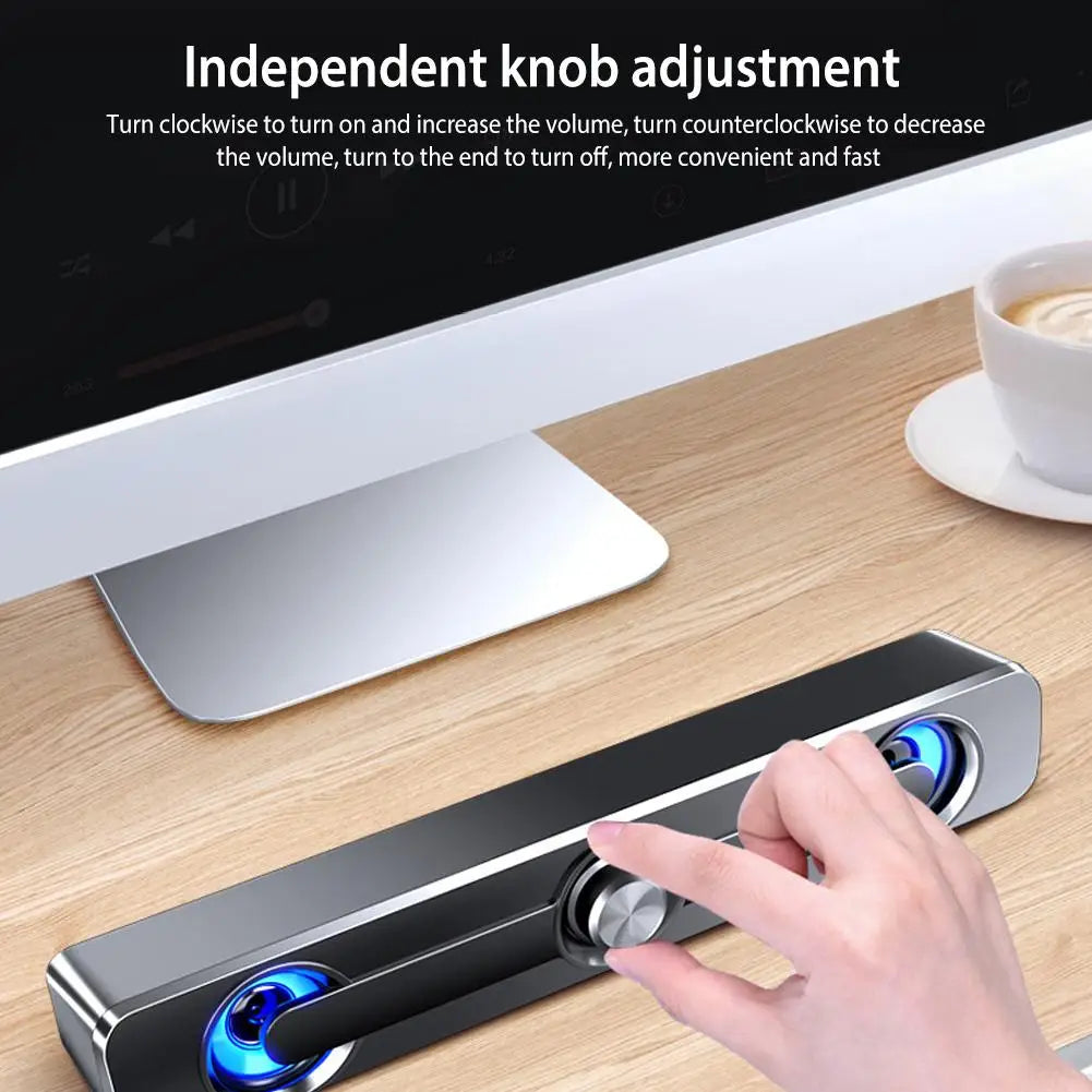 Wireless Sound Bar – Powerful Stereo Sound, Sleek Design for Any Device - AG Production