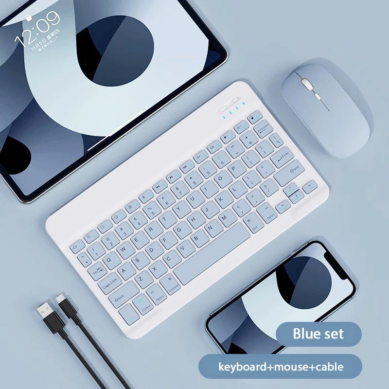 10-Inch Magnetic Bluetooth Keyboard for Tablets – Rechargeable & Ultra-Slim - AG Production