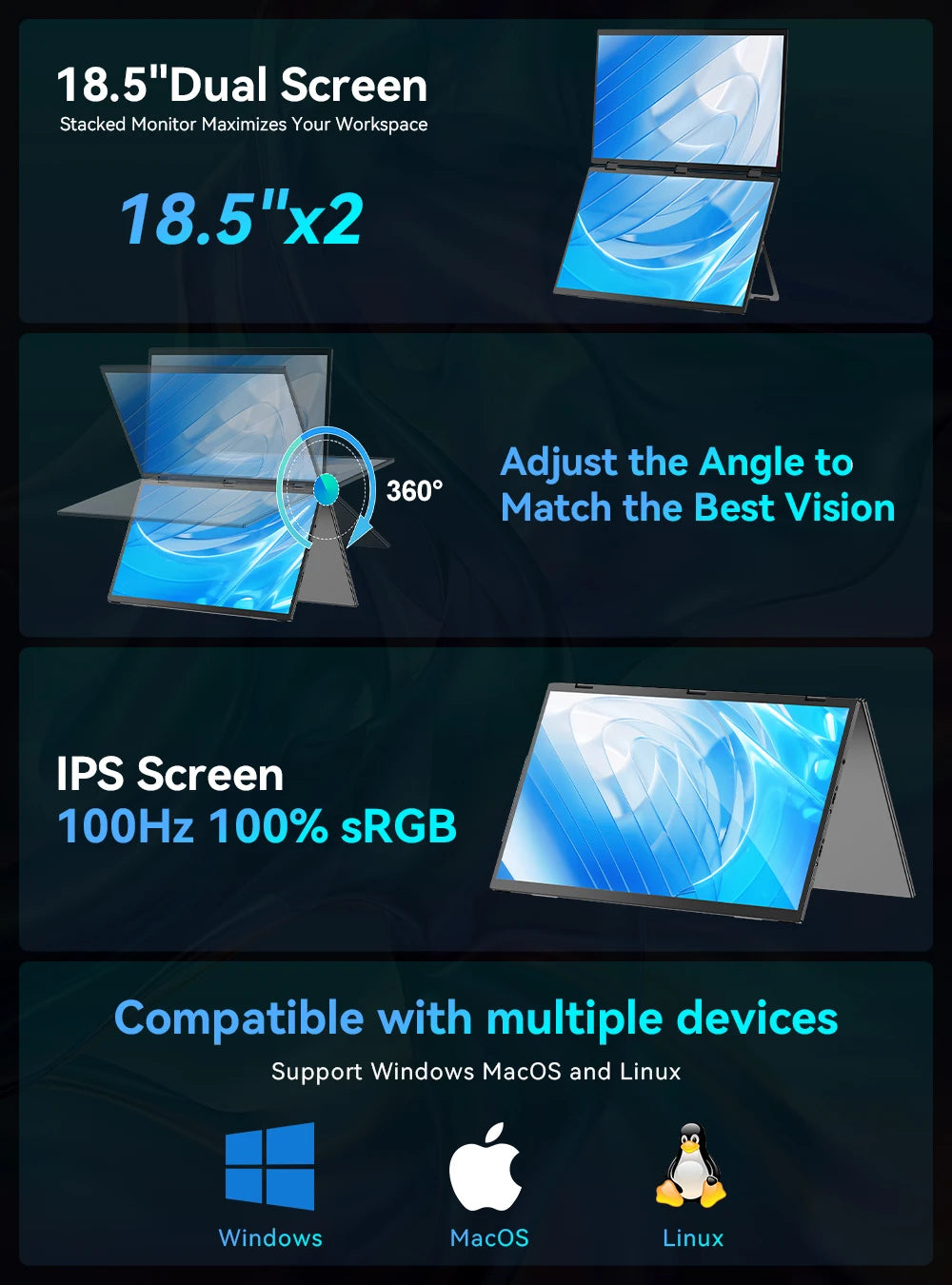 UStation Δ / Delta Plus – The Ultimate Dual-Screen Upgrade for Productivity on the Go - AG Production
