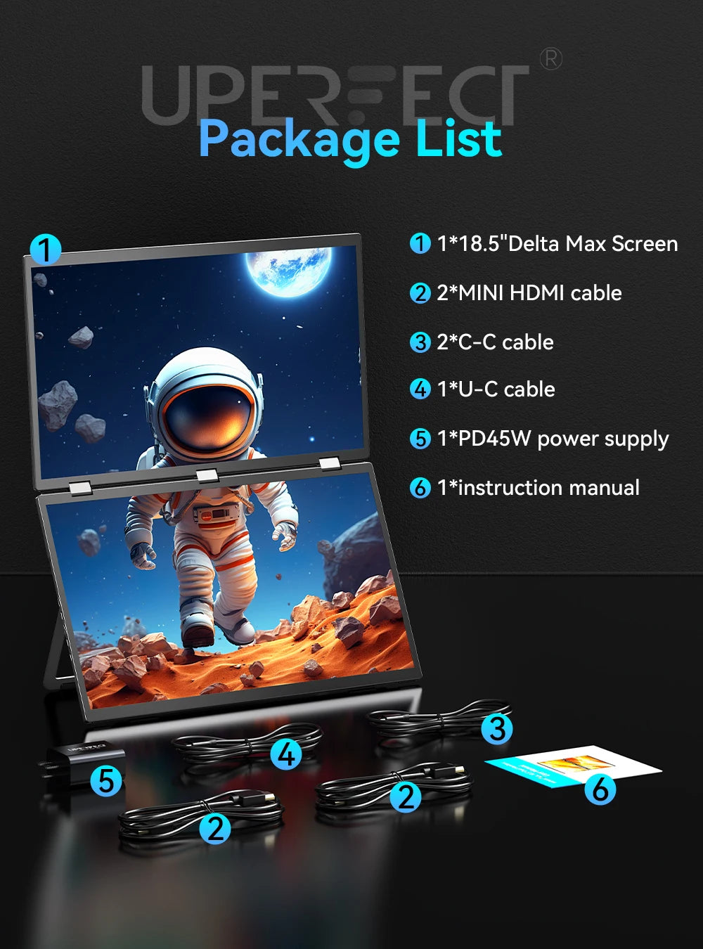 UStation Δ / Delta Plus – The Ultimate Dual-Screen Upgrade for Productivity on the Go - AG Production