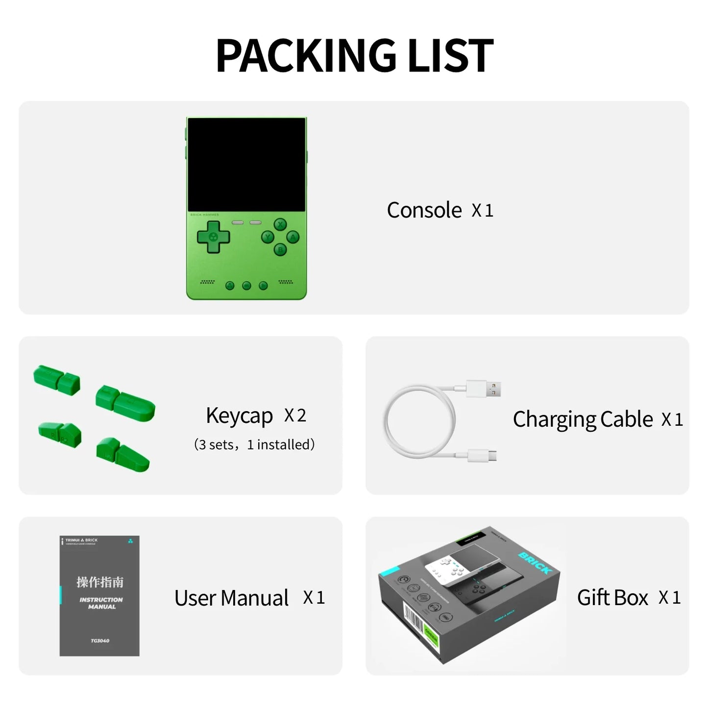 AG RetroForge™ 3.2'' IPS Video Game Device - AG Production