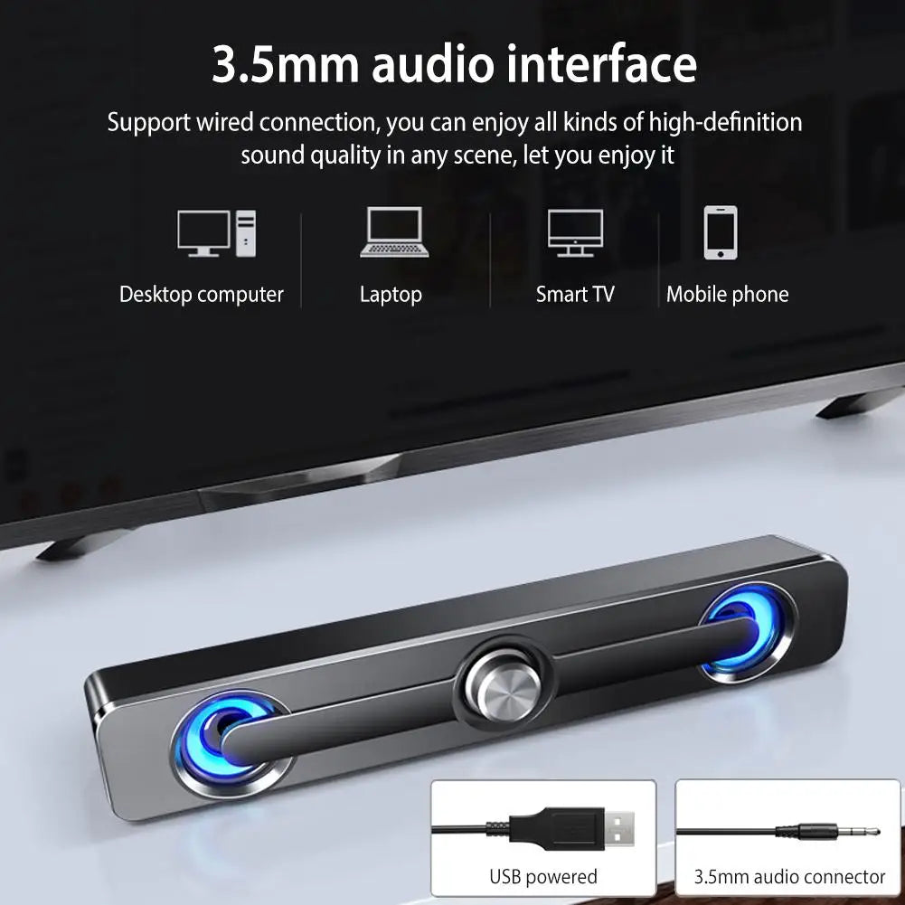Wireless Sound Bar – Powerful Stereo Sound, Sleek Design for Any Device - AG Production