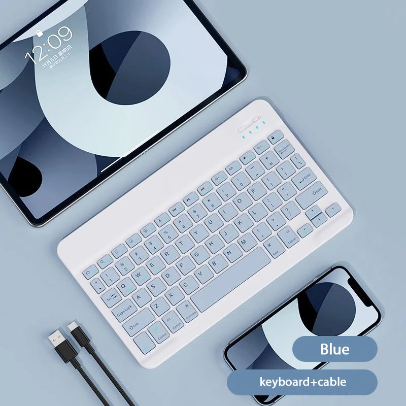 10-Inch Magnetic Bluetooth Keyboard for Tablets – Rechargeable & Ultra-Slim - AG Production