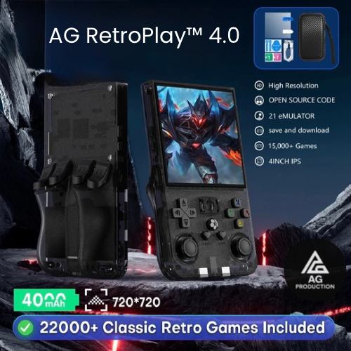 AG RetroPlay™ 4.0 — Portable Retro Game Console