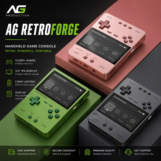 AG RetroForge™ 3.2'' IPS Video Game Device - AG Production 