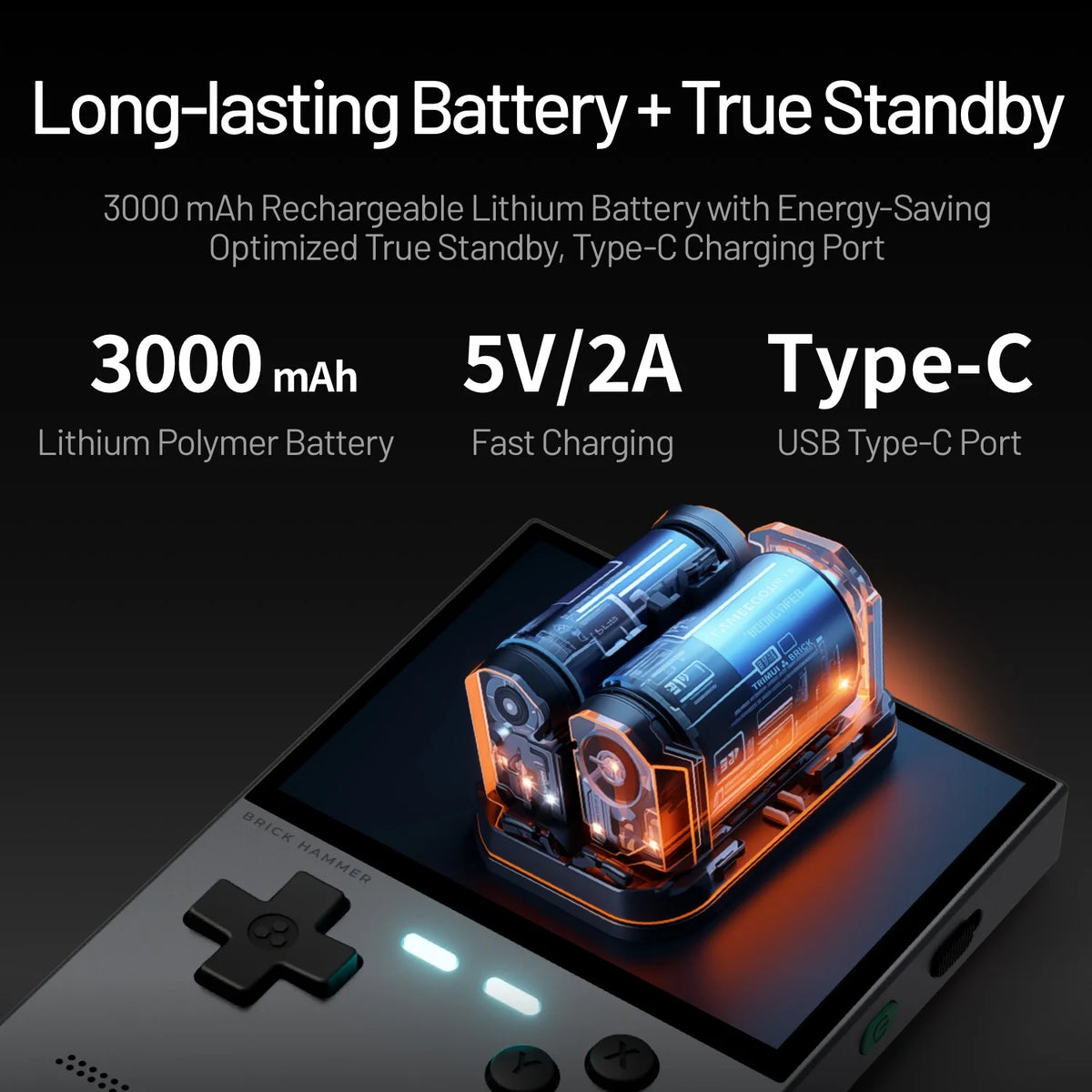 AG RetroForge™ 3.2'' IPS Video Game Device - AG Production 