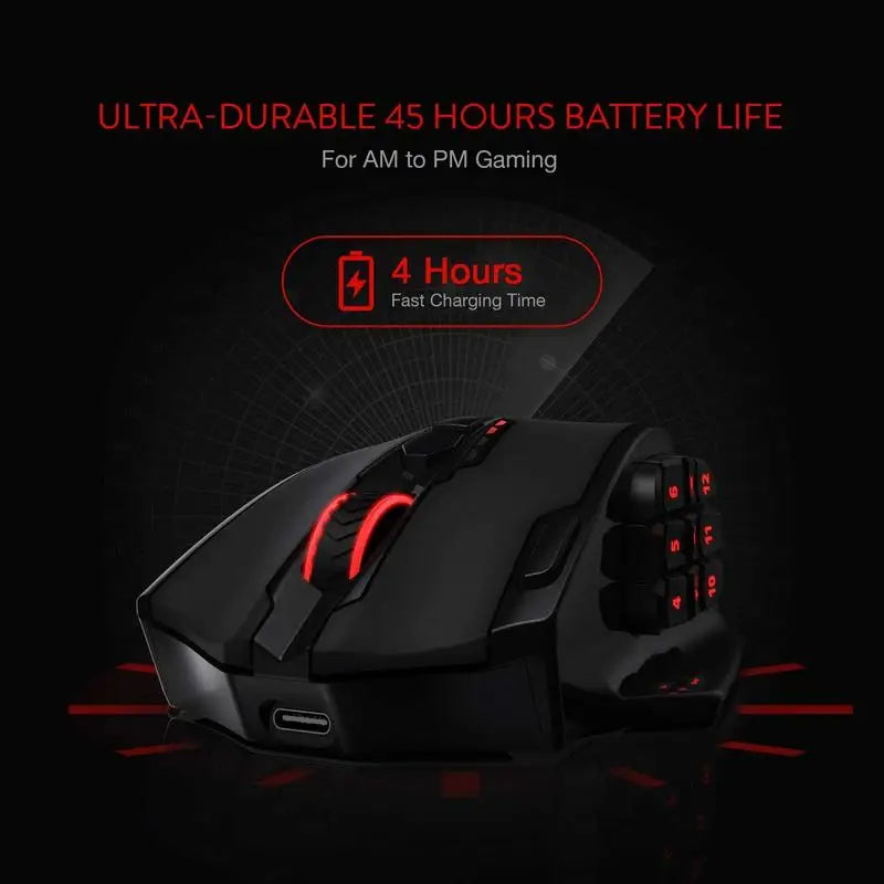 AG ShadowStrike™ - Pro Wireless RGB Gaming Mouse - AG Production 