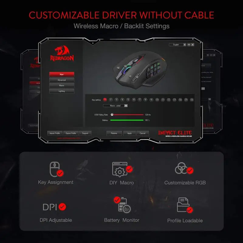 AG ShadowStrike™ - Pro Wireless RGB Gaming Mouse - AG Production 