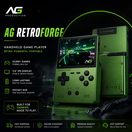 AG RetroForge™ 3.2'' IPS Video Game Device - AG Production 