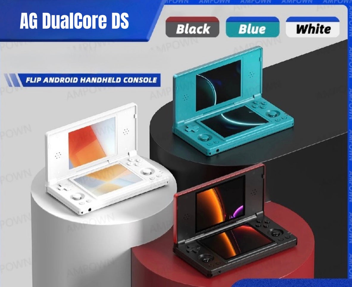 AG DualCore DS™ – Dual-Screen Android Gaming Console - AG Production 