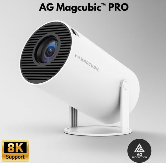AG Magcubic™ PRO — Smart Mini Projector (8K Support, Android 14, WiFi 6)