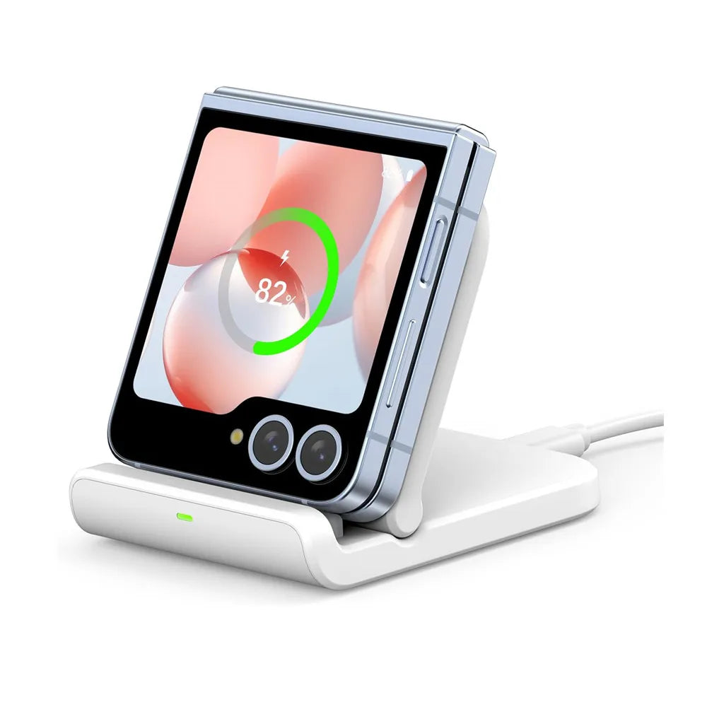 AG FoldCharge™ PRO Wireless Charger — Foldable Fast-Charging Stand for Samsung Z Flip / Z Fold / Motorola Razr / Galaxy S24