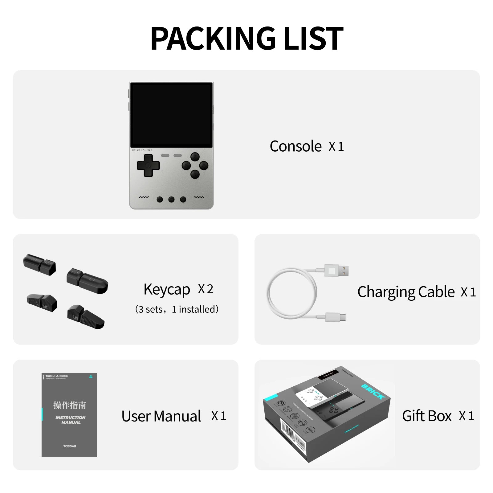 AG RetroForge™ 3.2'' IPS Video Game Device - AG Production 
