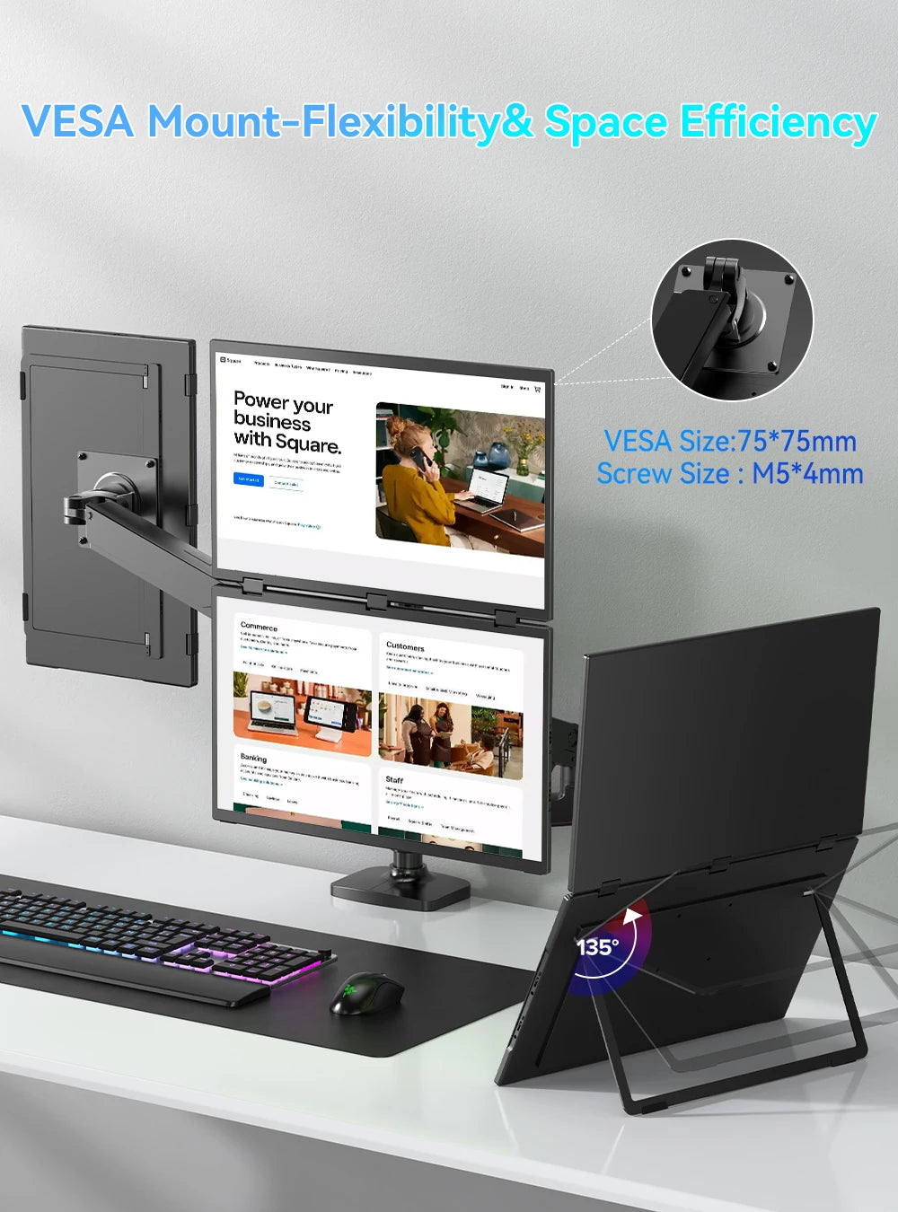 UStation Δ / Delta Plus – The Ultimate Dual-Screen Upgrade for Productivity on the Go - AG Production 