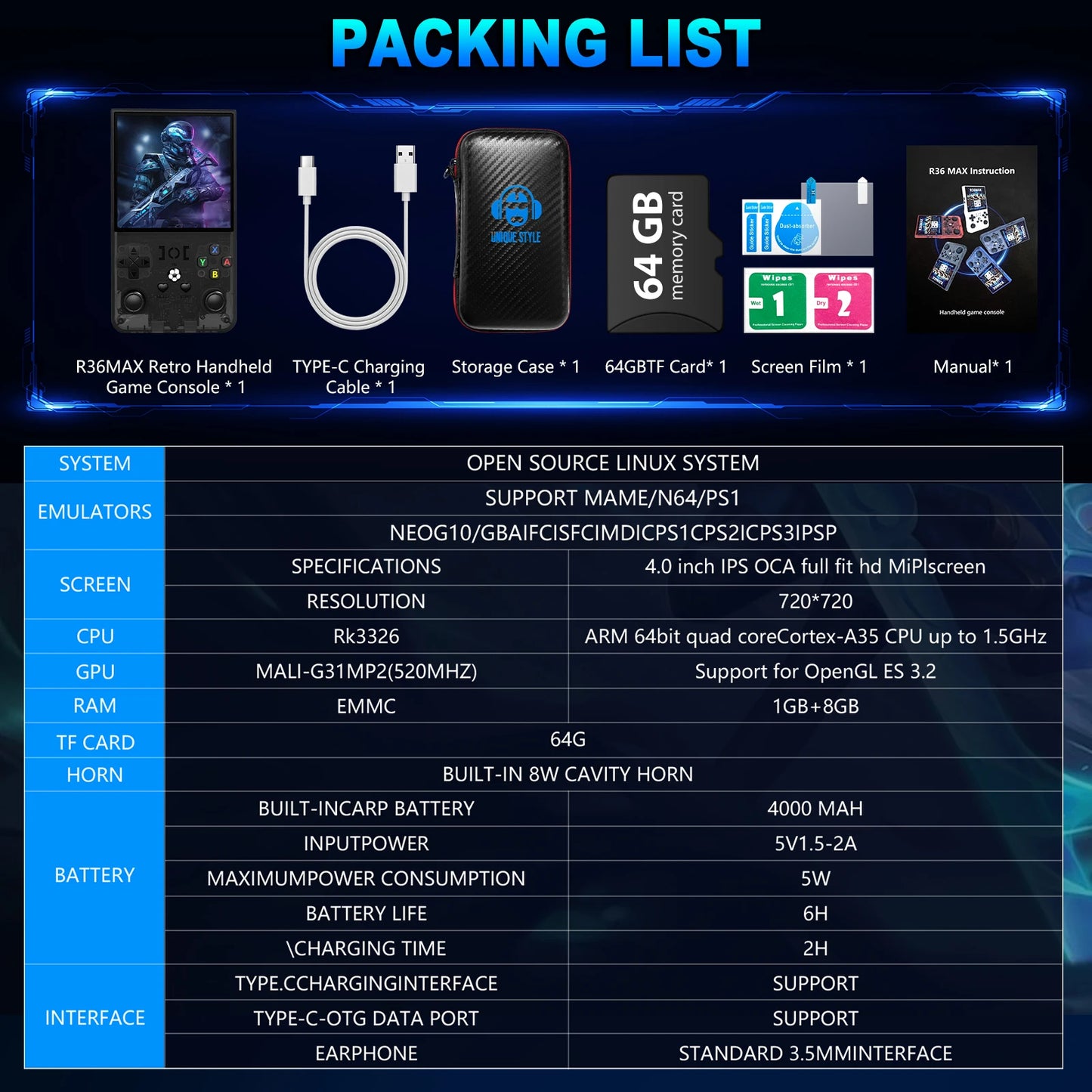 AG RetroPlay™ 4.0 — Portable Retro Game Console - AG Production 