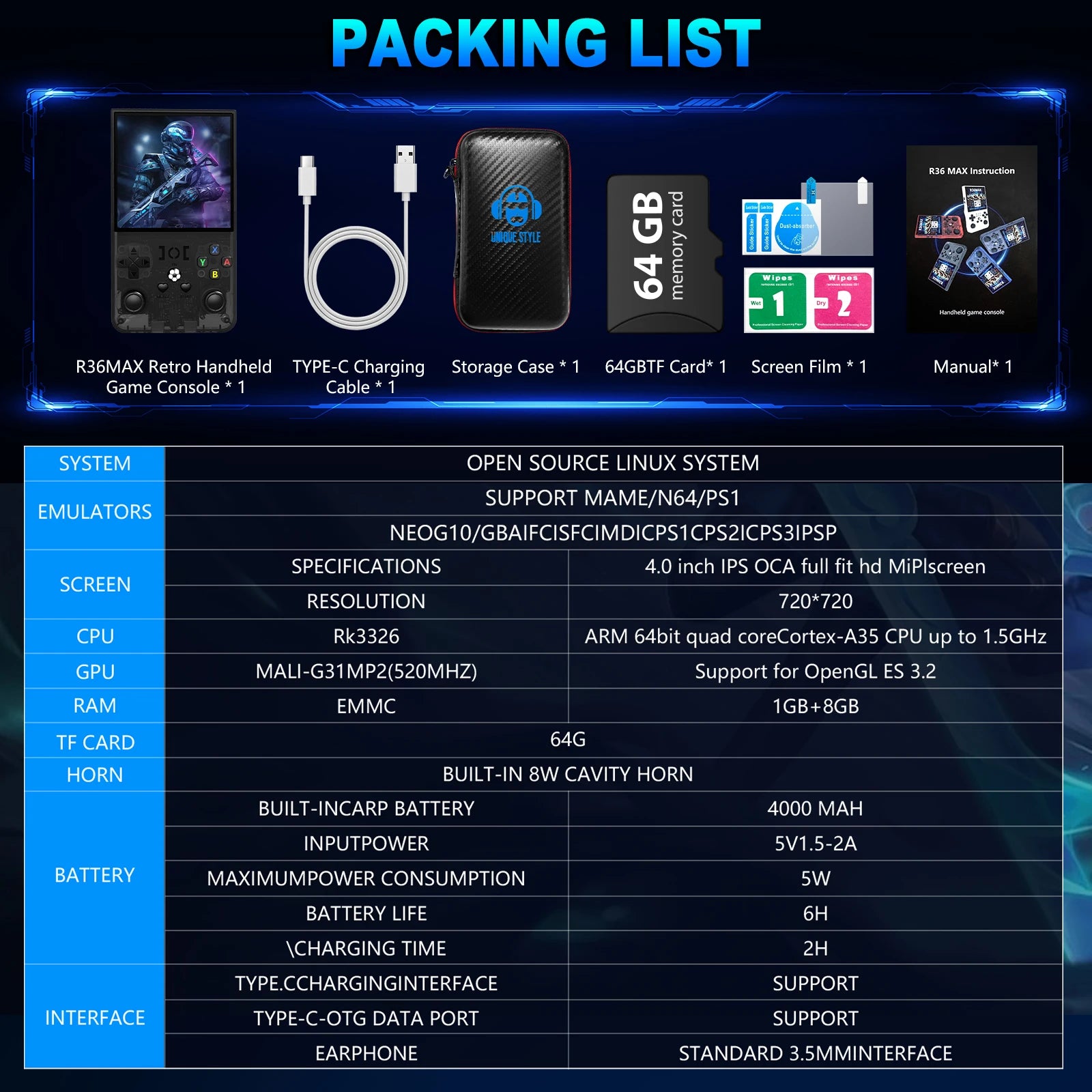 AG RetroPlay™ 4.0 — Portable Retro Game Console - AG Production 