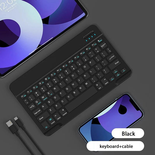 10-Inch Magnetic Bluetooth Keyboard for Tablets – Rechargeable & Ultra-Slim - AG Production 